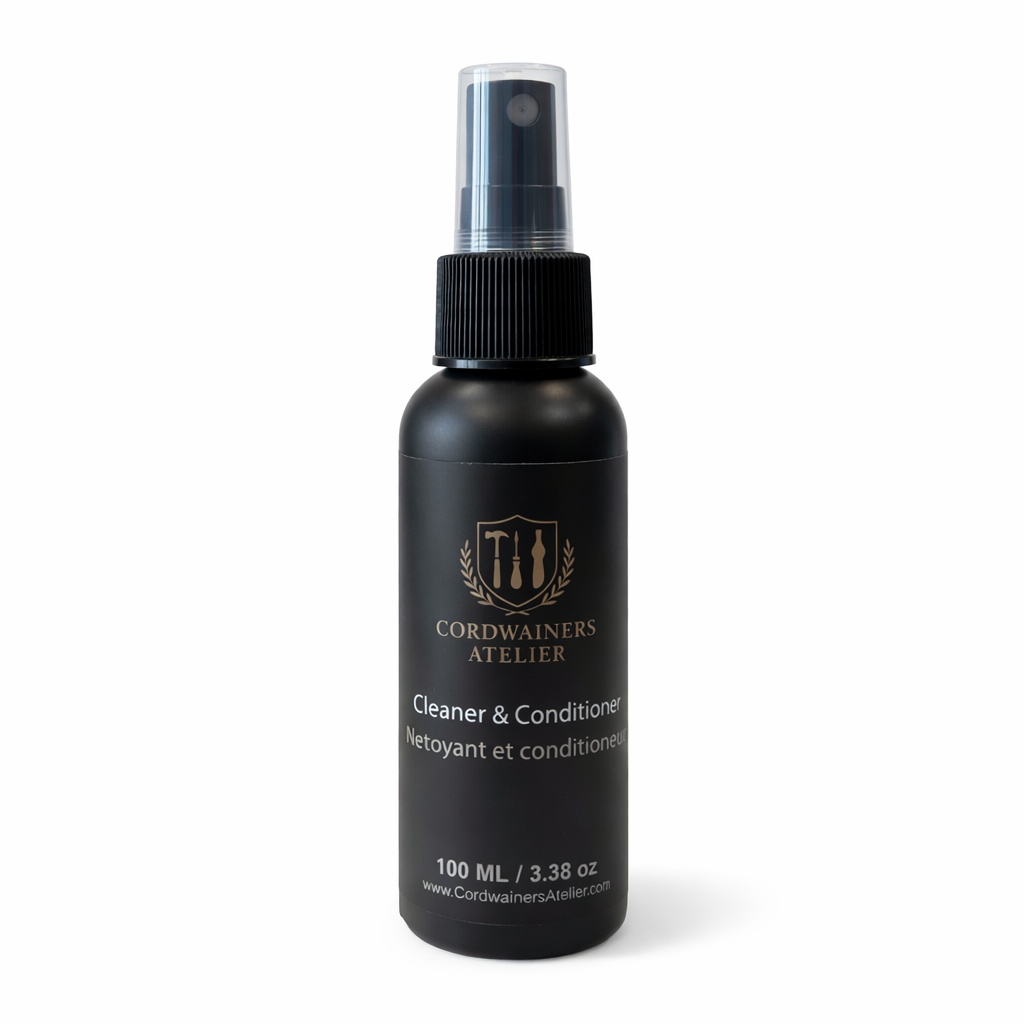 Suede and nubuck cleaner for safely removing dirt and restoring delicate leather shoes