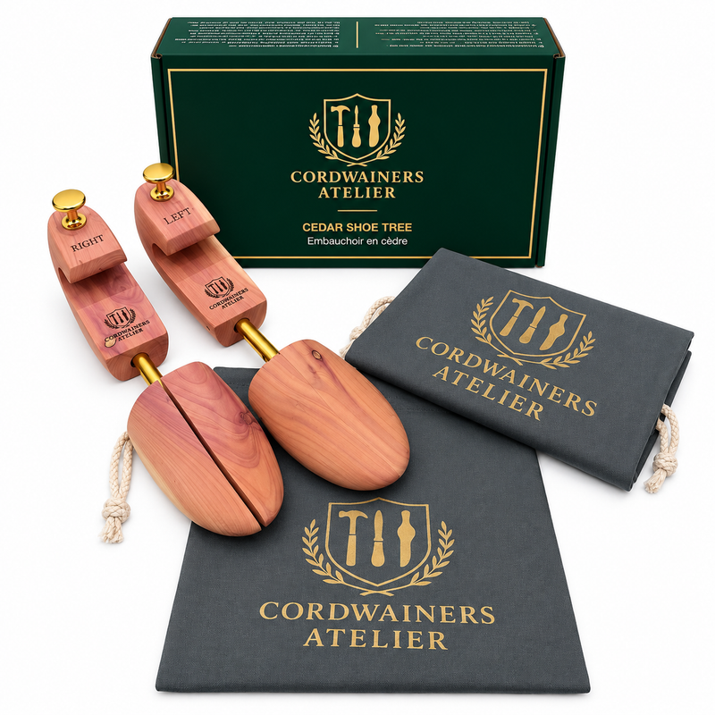Cedar Shoe tree with 2x Premium shoe bag
