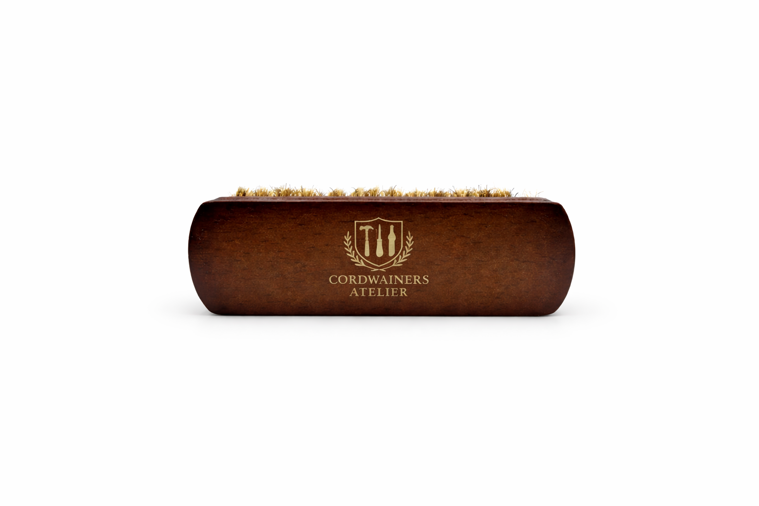 Cordwainers Atelier 15cm horsehair brush for polishing leather shoes