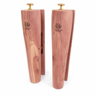 Cedar boot shaft shaper by Cordwainers Atelier for preserving leather boot shape