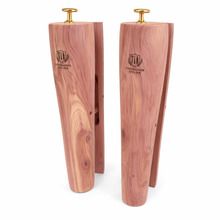 Cedar boot shaft shaper by Cordwainers Atelier for preserving leather boot shape
