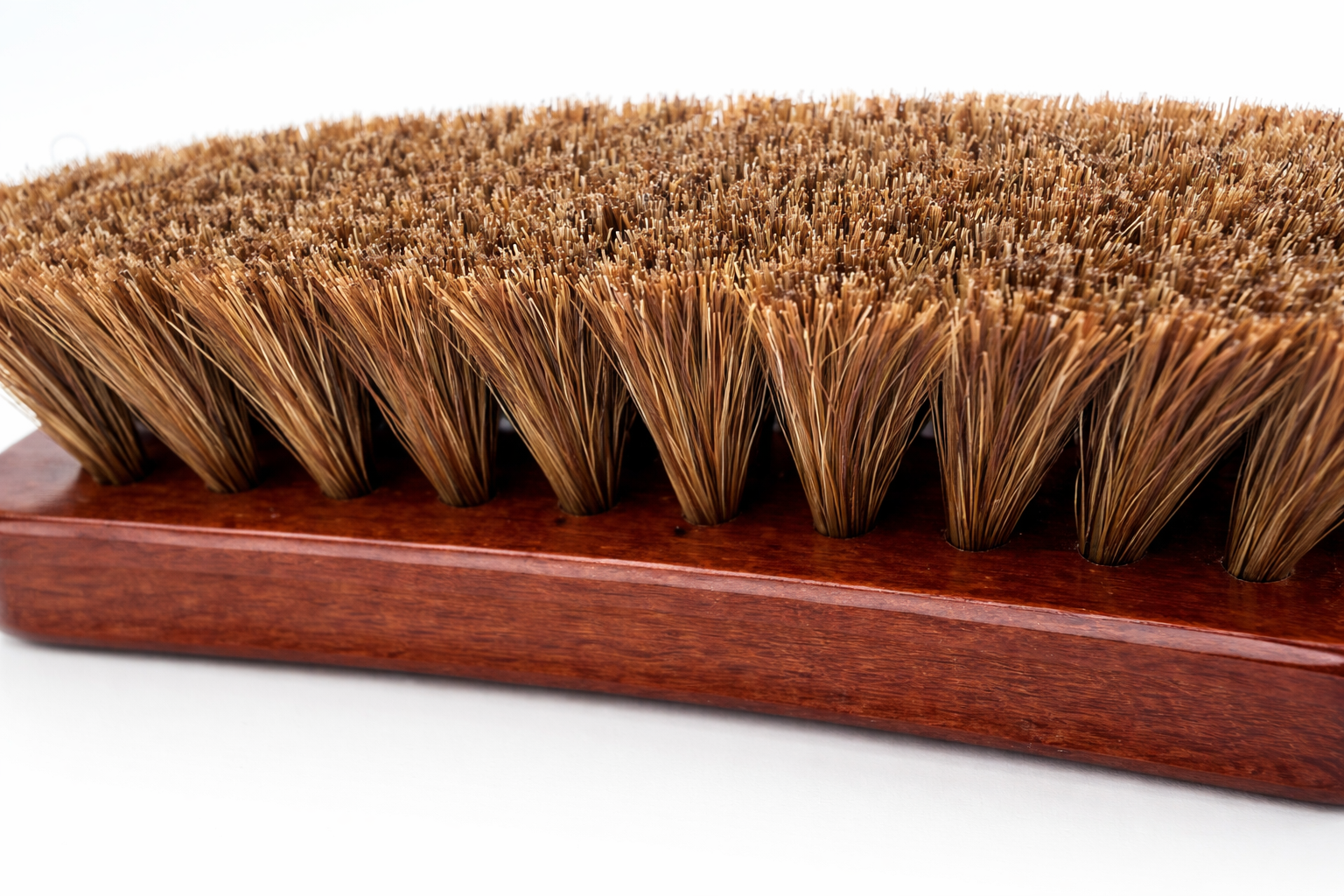 Cordwainers Atelier horsehair brush designed for cleaning and buffing leather footwear