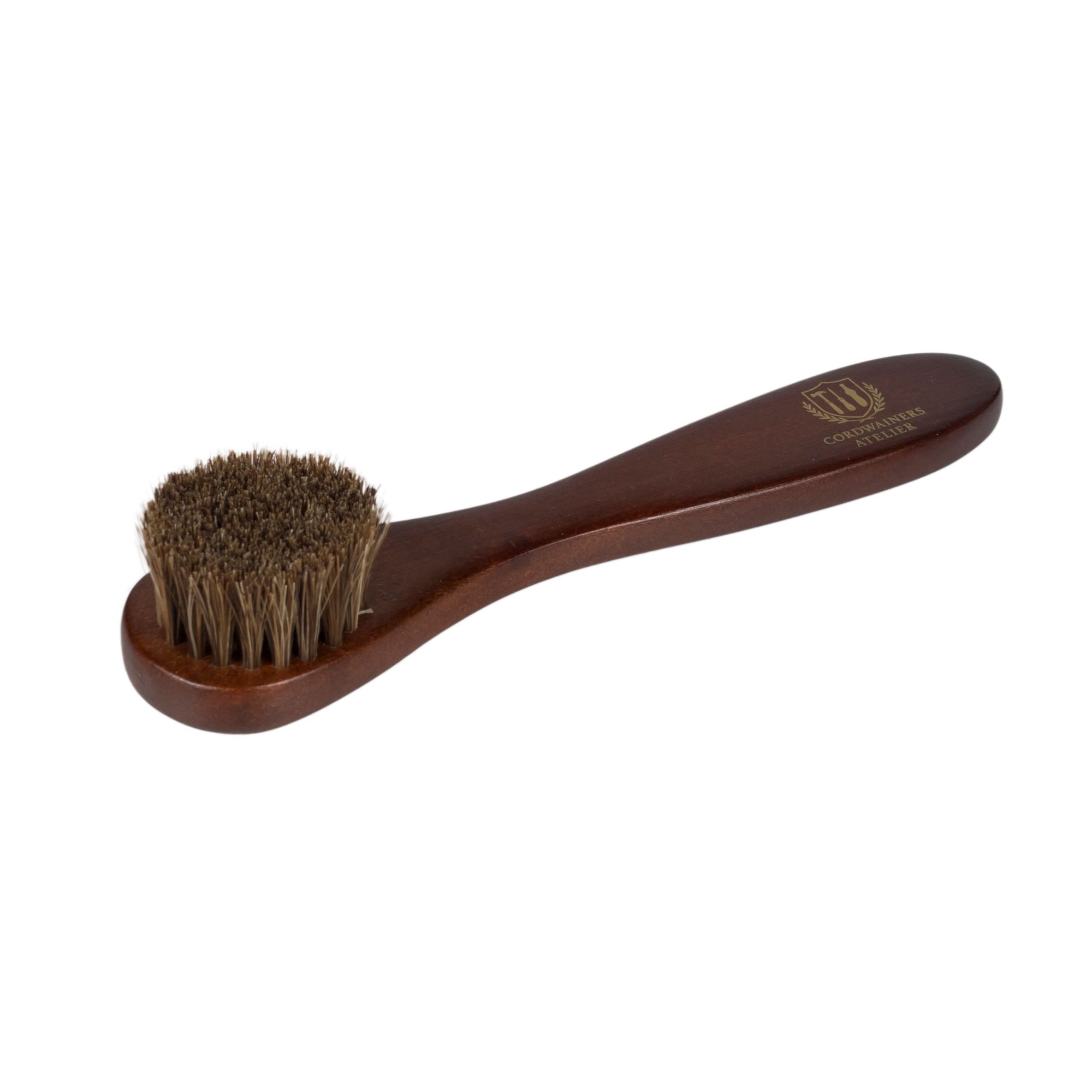 Cordwainers Atelier long handle horsehair brush for shoe cleaning and polishing