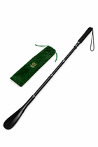 Extendable travel shoe horn with pouch by Cordwainers Atelier