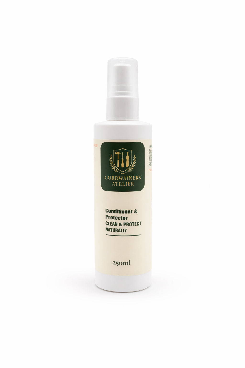 cordwainers atelier leather conditioner spray bottle for all types of leather