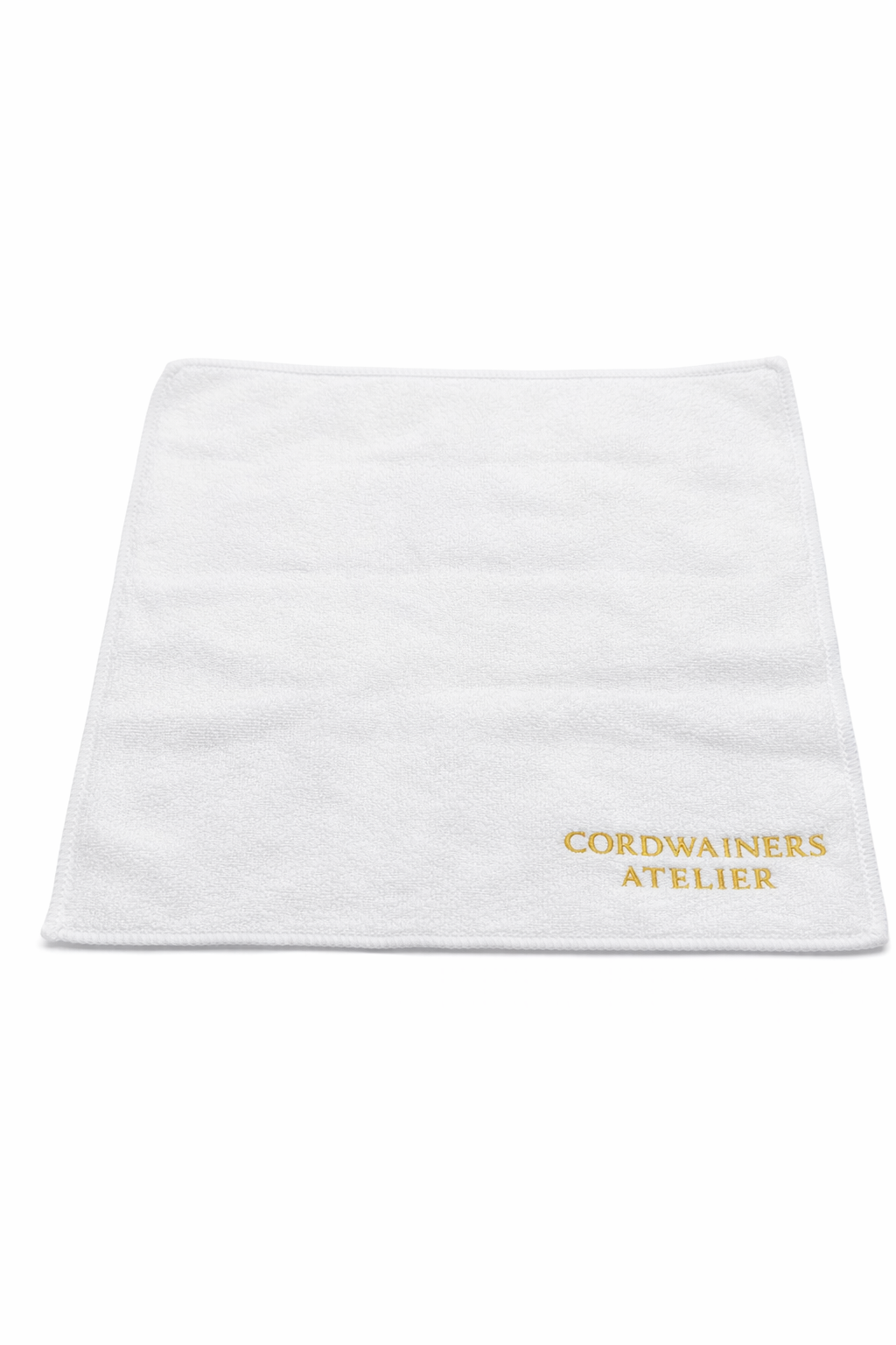 cordwainers atelier microfiber towel High-quality white microfiber towel for cleaning, polishing, and maintaining leather shoes