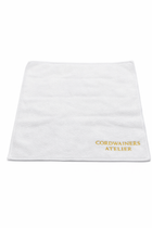 cordwainers atelier microfiber towel High-quality white microfiber towel for cleaning, polishing, and maintaining leather shoes